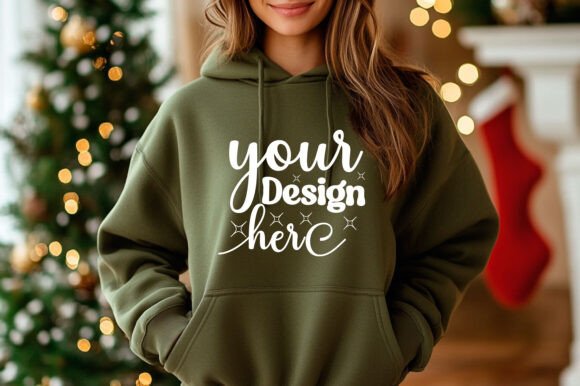 Christmas 18000 Women Hoodie Mockup 50 for Graphics and Product Mockups