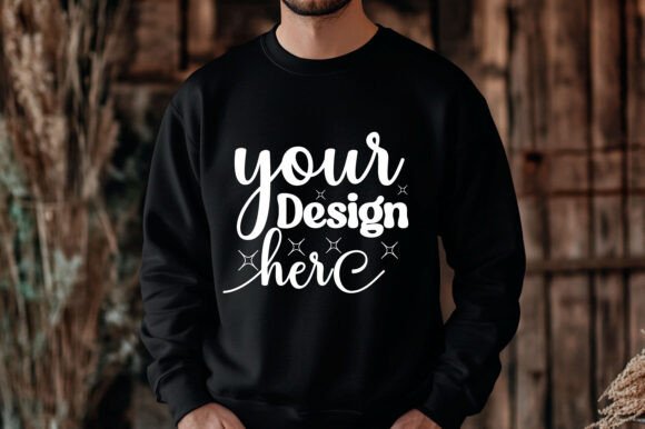 Christmas Gildan 18000 Mockup 13 for Graphics and Product Mockups