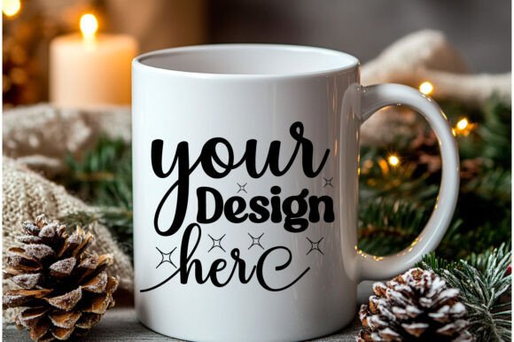 Christmas Mug Mockup Jpg Mockup 23 for Product Mockups and Graphics