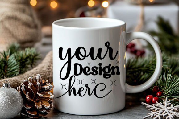 Christmas Mug Mockup Jpg Mockup 34 for Graphics and Product Mockups