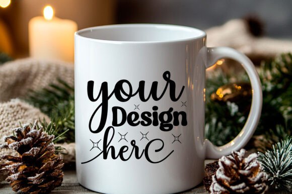 Christmas Mug Mockup Jpg Mockup 37 for Graphics and Product Mockups