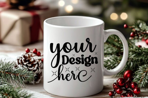 Christmas Mug Mockup Jpg Mockup 5 for Product Mockups and Graphics