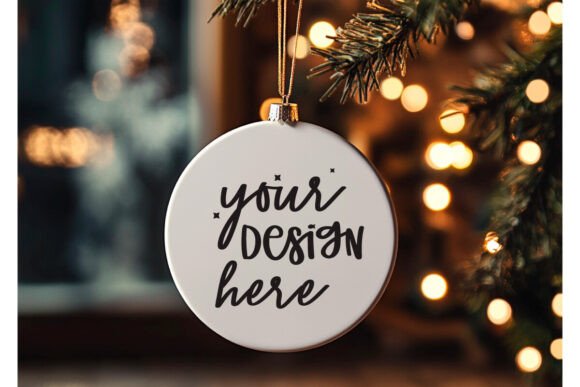 Christmas Ornaments Mockup 27 for Product Mockups and Graphics