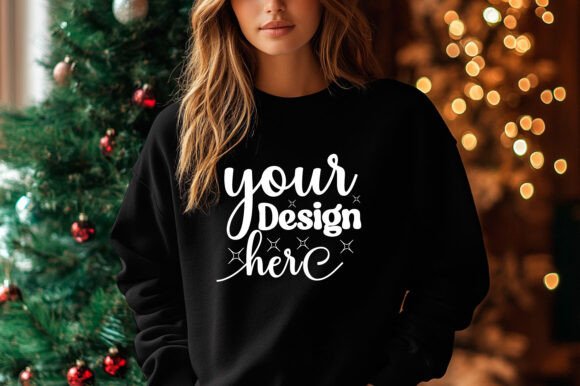 Christmas Sweater Mockup 1: A Graphic Design Asset for Product Mockups