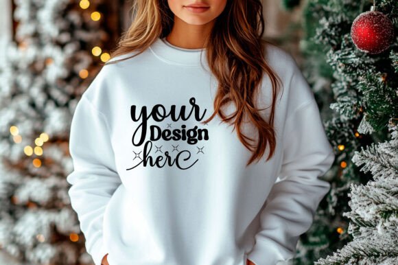 Christmas Sweater Mockup 112 for Local Business Branding