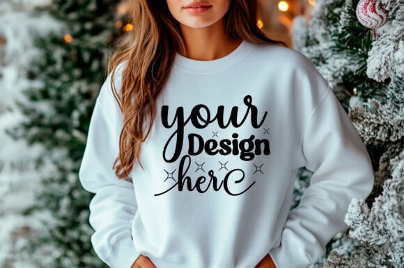 Christmas Sweater Mockup 168: A Festive Graphic Asset for Product Mockups