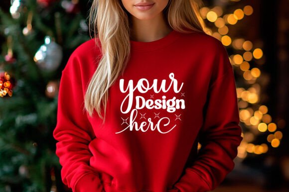 Christmas Sweater Mockup 176: A Graphic Design Asset for Product Mockups