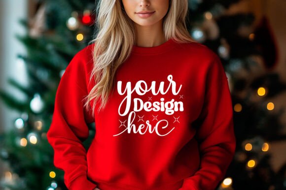 Christmas Sweater Mockup 179 for Product Mockups and Graphics