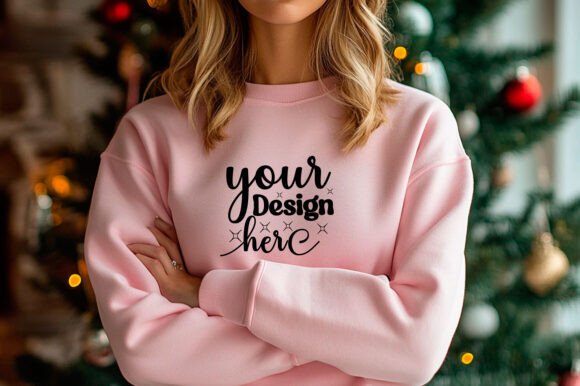 Christmas Sweater Mockup 57 - Graphics for Product Mockups