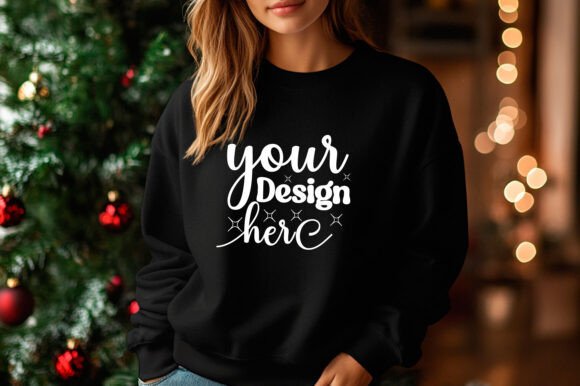 Christmas Sweater Mockup 6 for Product Mockups and Graphics