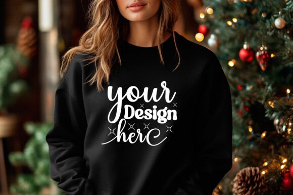 Christmas Sweater Mockup 7 for Product Mockups and Graphics