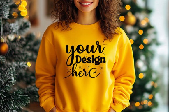 Christmas Sweater Mockup 85 - A Versatile Graphic Design Asset