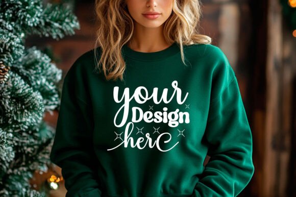 Christmas Sweater Mockup 95: A Graphic Design Asset for Product Mockups