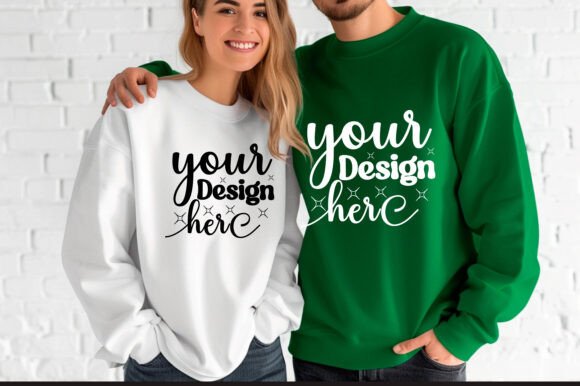 Gildan 18000 Couple Mockup Review