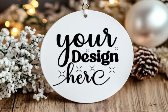 New Year Round Sign Mockup 58 Review